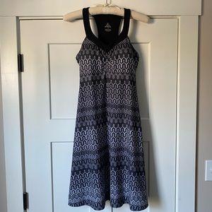 EUC PrAna geometric racerback dress